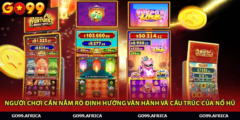 Người chơi cần nắm rõ định hướng vận hành và cấu trúc của nổ hũ